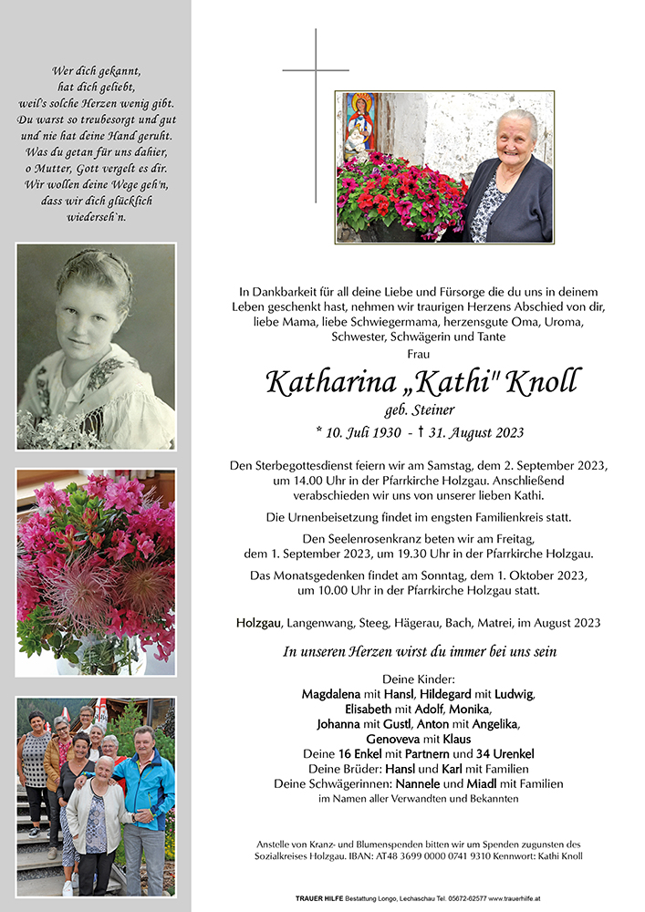 Katharina "Kathi" Knoll